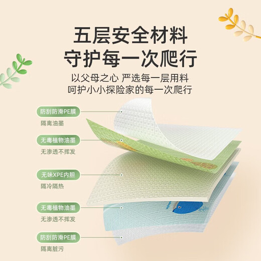 Jingqi (Joyncleon) climbing cushion cushion baby cartoon climbing cushion baby thick living room folding carpet JWJ32985