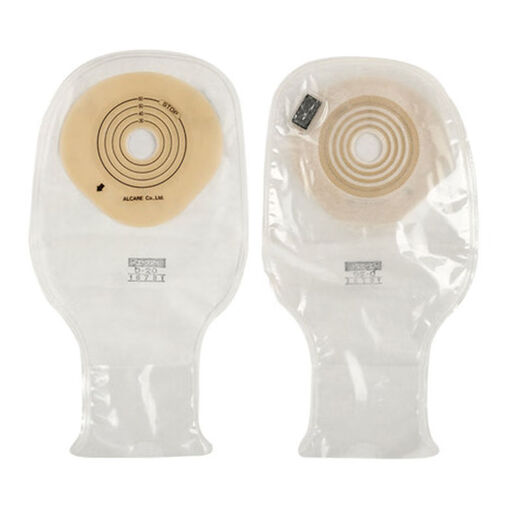 
Japan imported Aikang 16781 ostomy pocket one piece Alcare ostomy bag open pocket with carbon sheet D20 16781 with carbon sheet] ostomy pocket 30 pieces/box