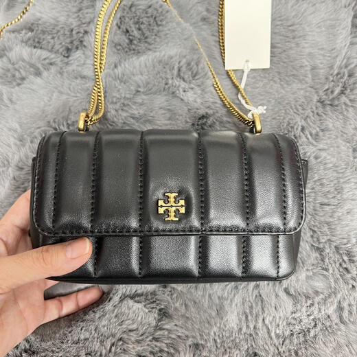 汤丽柏琦（Tory Burch）TB女士新款Kira系列迷你翻盖单肩包链条包斜挎包奢侈品潮牌送爱人 142567-724 均码