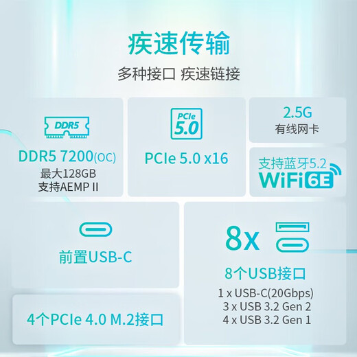 华硕（ASUS）Z790主板 支持 CPU 13790F/13700KF/13900K PRIME Z790-A WIFI