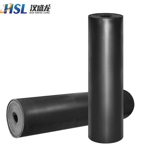 Hanshenglong power distribution room insulating rubber pad 10kv black 5mm thick 1 meter * 1 meter high voltage insulating rubber plate high voltage insulating pad rubber Jingcang Jingpei