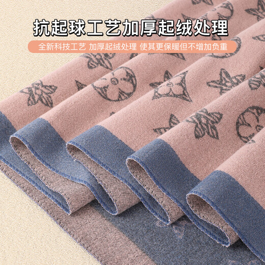 Mithaol Kusc Buff para mujeres chal cálidos para niñas 2025 Nuevo regalo de cumpleaños de lujo de bufanda para mujeres para la esposa Día de la maestra Rosa [Caja de regalo de alta gama]