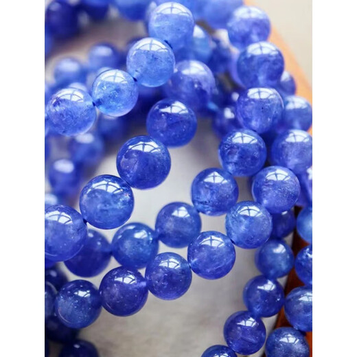 Fat Donglai's same style tanzanite bracelet natural blue female tanzanite sapphire bracelet necklace sapphire starlight boutique 7.5mm with certificate