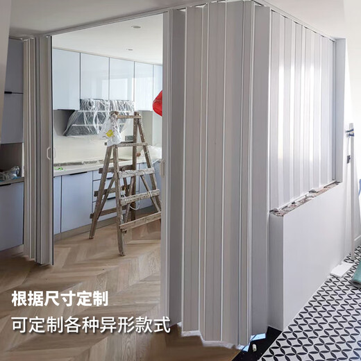 Bashengni customized PVC folding door open kitchen gas acceptance opening natural gas disposable temporary door fake door four colors available customized according to size