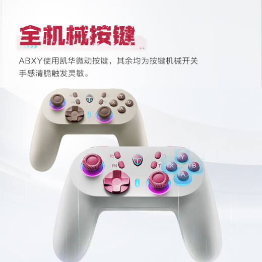 雷神（ThundeRobot）G45复古红 类Xbox游戏手柄 有线2.4G无线手柄 霍尔摇杆霍尔扳机Steam原神黑神话怪物猎人荒野