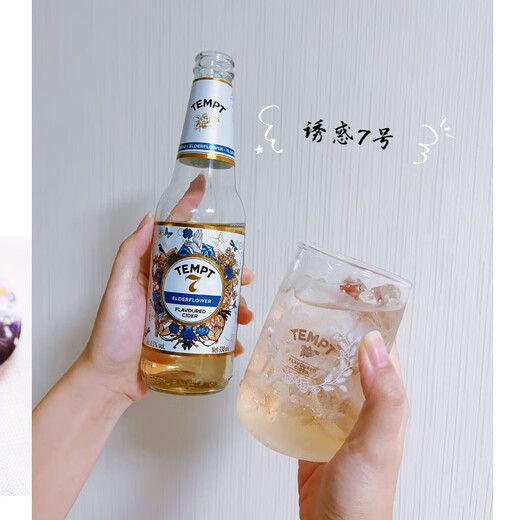 
TEMPT spot Denmark tempt 7 No. 9 No. 7 Elderberry Sida Wine Fruit Beer Foxy Tavern Pack 13789 [Send cup + bottle opener] 5 bottles
