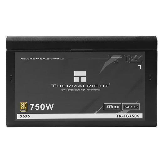 Thermalright TR-TG850 Netzteil 850W/1000W/1200W/750W/650W Goldmedaille Vollmodul Unterstützt PCIe 5.0/ATX3.0 Netzteil TR-TG750S [Goldmedaille Direct Black Black Line Version]