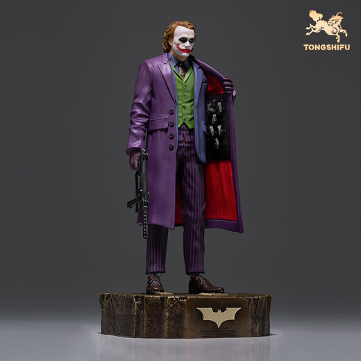 Maestro de cobre Auténtica Auténtica <Joker> Heath Ledger Edition Dos figuras de edición limitada adornos de cobre de escritorio