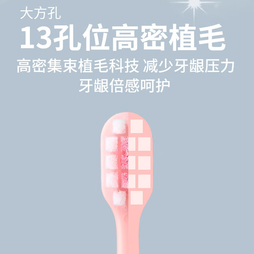 RRQ soft-bristled gum-protecting small-head toothbrush for women, soft-bristled confinement pregnant women, adult oral cleaning and breath removal *4 pack