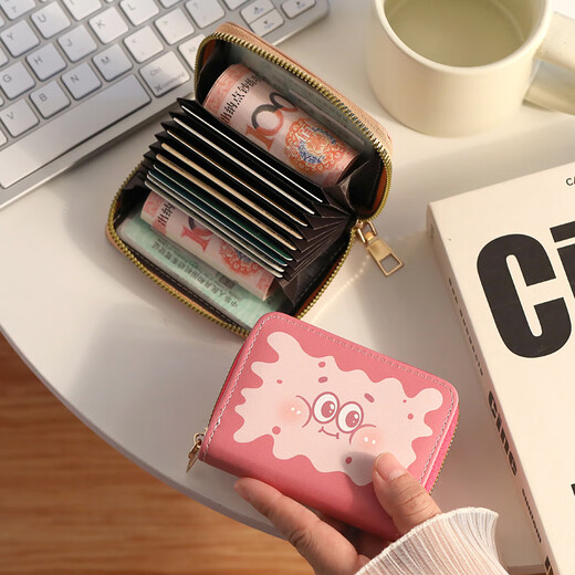
MAIWEINIins style cute card bag small large capacity multi-card card case ultra-thin simple and exquisite driving license bag change Pai Star organ model [9 cards + 2 ID positions]