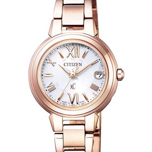 
CITIZEN women's watch XC series photodynamic multi-site radio wave ES9430 stainless steel strap women's model made in Japan ES9435-51A 25mm