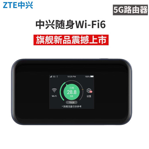 Tarjeta de red inalámbrica para automóvil móvil wifi6 portátil ZTE 5G que acompaña al enrutador wifi Tarjeta enchufable de nivel empresarial CPE MU5002 ZTE MU5002 + paquete anual de red única 丨 1500G por mes
