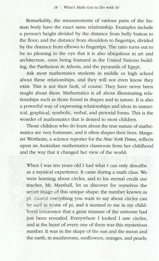 预售 这才是数学 英文原版 What's Math Got to Do with It?