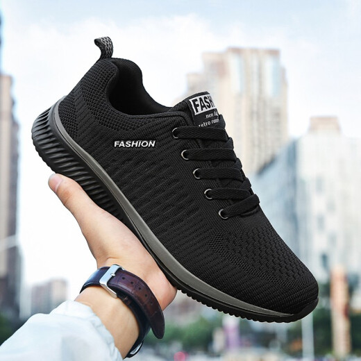 [Preferred goods in stock, direct mail] Summer new trend selection of comfortable and trendy work shoes black and gray 40-standard sports code