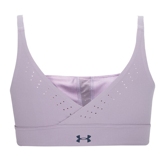 安德玛（Under Armour）文胸女 25秋季新款运动服舒适透气休闲胸衣健身跑步训练束胸 1361027-698 XS(74-80CM) XS