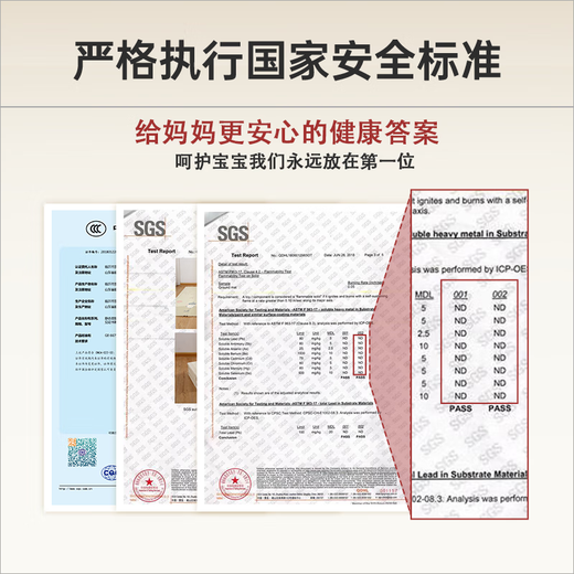 盟石（cute stone）加厚2cm婴儿爬行垫折叠双面XPE宝宝爬爬垫儿童防滑围栏地垫游戏毯 小熊+数字180*200*1.8cm手提袋 【折叠款】