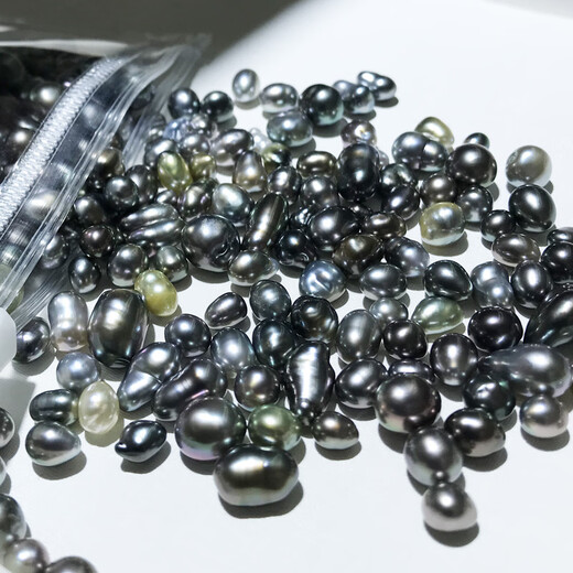 Huilu Natural Seawater South Sea Pearls Wild Seedless Keshi Gold Pearls White Pearls Tahitian Special Shaped Irregular Shapes Bare Pearls Single (Random)