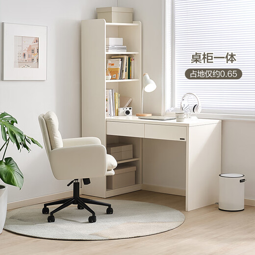 Casa de quanyou home moderna simple escritorio de almacenamiento en forma de L estantería de estantería de estudio integrado mesa de estudio de escritorio de computadora
