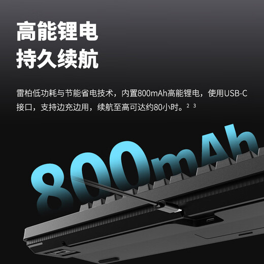 Rapoo V500PRO Mechanical Keyboard Wired, Wireless and Bluetooth Multi-Model Home Office E-Sports Gaming 104 Keys Conflict-Free V500PRO Upgraded Dual-Model Black Black Switches