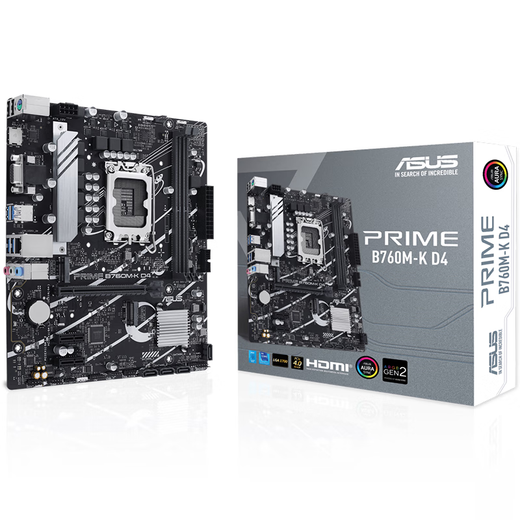 华硕（ASUS）12代CPU主板 i5 12400f 12490f 12600kf 散片 盒装 板U套装 B760M-K DDR4 i5-12400散片【三年店保】