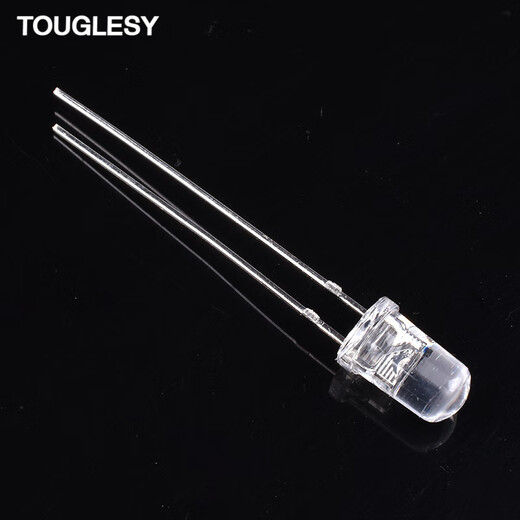 DZQJ 3mm 5mm LED bulb light-emitting diode F3 F5 red green orange yellow blue white purple in-line lamp beads F3 foggy red (50 pieces)