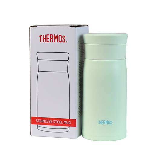 膳魔师（THERMOS）保温杯不锈钢小容量便携水杯男女士办公泡茶杯礼品定制礼物 优雅紫 350ml