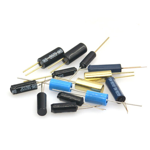 TaoTimeClub high-sensitivity vibration switch SW-200D-18020P spring ball vibration SW-18020P vibration switch sensor feet gold-plated (10 pcs)