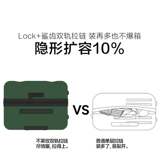 Bremen suitcase trolley suitcase travel box large capacity female student male overseas checked password box 26 inches green