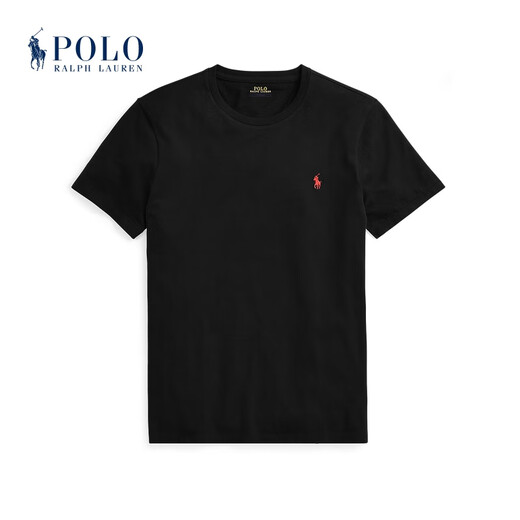 Polo Ralph Lauren 拉夫劳伦男装 经典款定制修身版型短袖T恤RL12050 001-黑色 XS