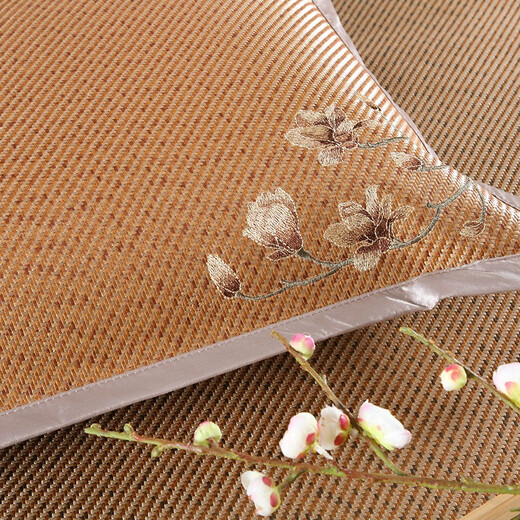 Hengyuanxiang Ice Vine Pillow Case Ein-Pair-Sommeröffnungskissenkoffer cool und erfrischend Kissengehäuse High-End-Eis Vine-Chinese-Stil 688 Kaffee 48*74 cm (Paar)