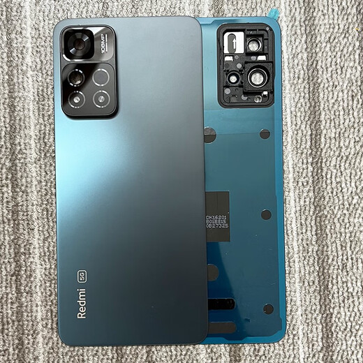 Suitable for Redmi Note11Pro original glass back cover note11Pro + original mobile phone battery cover rear screen note11pro mysterious black mirror with accessories frame