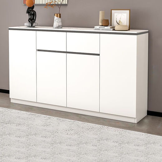 Armoire à parhabie en bois massif beixun armoire murale intégrée de style nouveau de style salon de rangement de roches armoire de rangement de dalle de pierre [étalons de luxe légers de luxe] 120 * 40 * 90