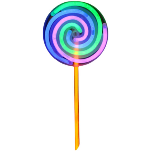 Glowing rotating fluorescent lollipop windmill children's toys luminous fluorescent stick street stall kindergarten sharing gift 1 fairy stick