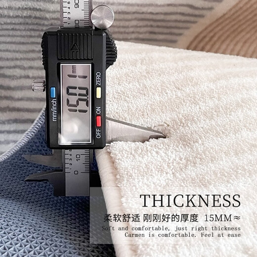 
May Rain (MRAINNING) Bedside Carpet Thickened [Modern Light Luxury] Long Bedroom Blanket Simple Living Room Bedside Household Bathroom Blanket 3888-Unslip Thickened 50cm*150cm