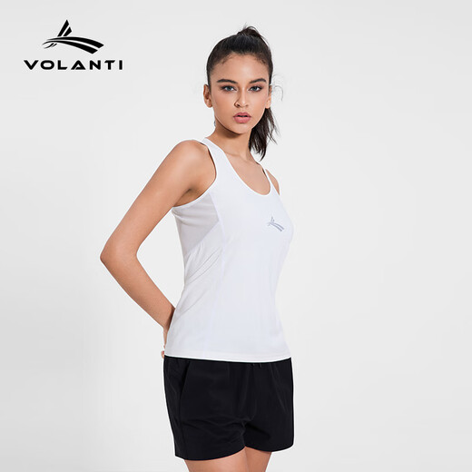 Volandi All-Around 1.0 Slim Sports Vest Women's Quick-Drying Shaping Pilates Training Clothes Breathable Slimming Internet Celebrity Running White S