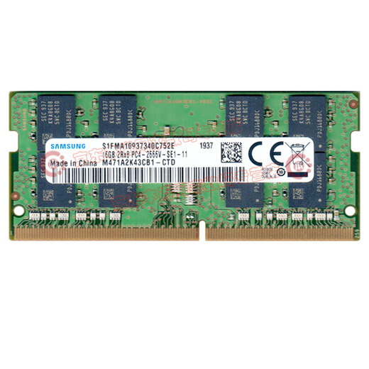 Samsung (SAMSUNG) original DDR4 PC4 fourth generation notebook all-in-one computer memory module SODIMM suitable for Lenovo Dell Asus HP Acer Apple MSI QNAP DDR4 2666/2667 16GB notebook memory