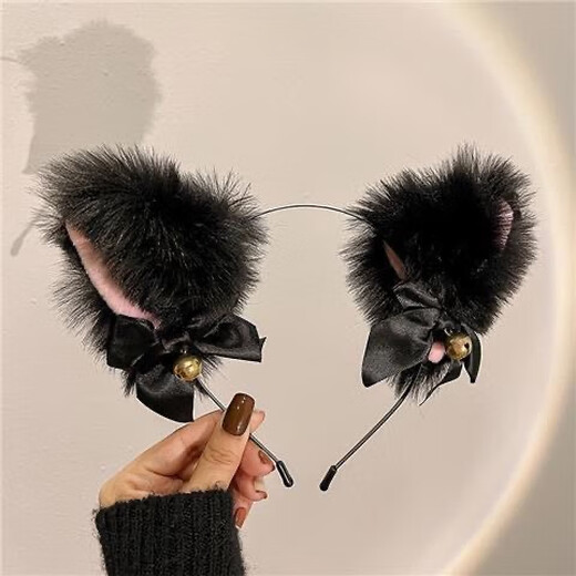 Xingheng Dream Annual Meeting BI cat ear headband girl cute hairpin headdress cos personality funny cat ear fun headband black headband
