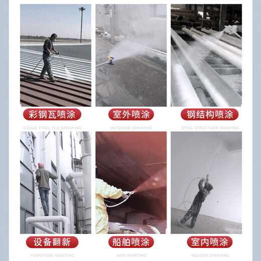 蒂凡（DIFAN POWER TOOLS）电动高压无气喷涂机柱塞机乳胶漆喷漆机内外墙涂料喷涂机喷油漆机 DF-690不锈钢泵体（3200w）
