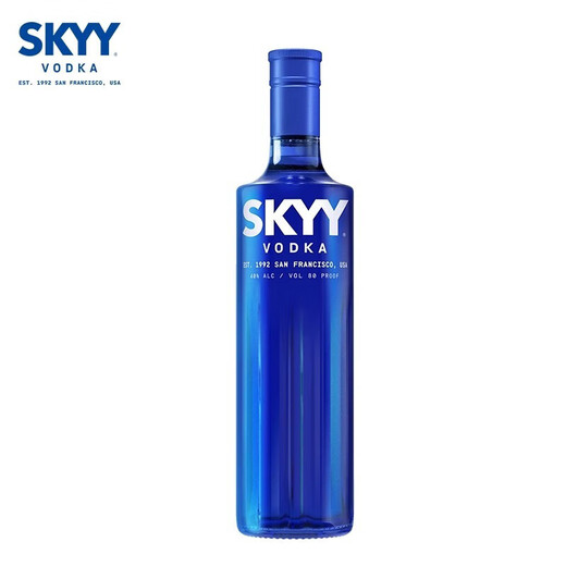 Amoron dunkelblau Sky Original Wodka Italienisch Original importiert fremd Weinbasis Weingeist Mix Party 750 ml Single Pack 750 ml 1 Flasche