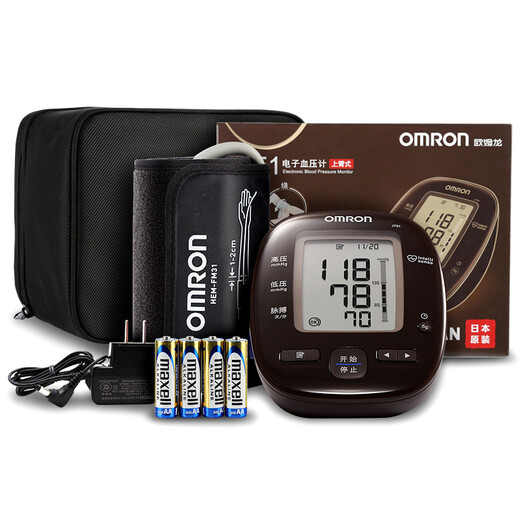Omron (Omron) Elektronischer Blutdruckmonitor importiertes Blutdruckinstrument für ältere Menschen zu Hause Smart Bluetooth -Messinstrument für medizinische hohe Präzision J751