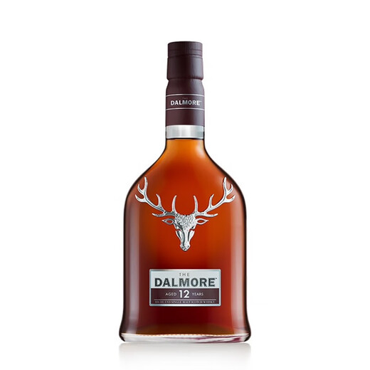 大摩（DALMORE）12年 苏格兰单一麦芽威士忌 洋酒 700ml