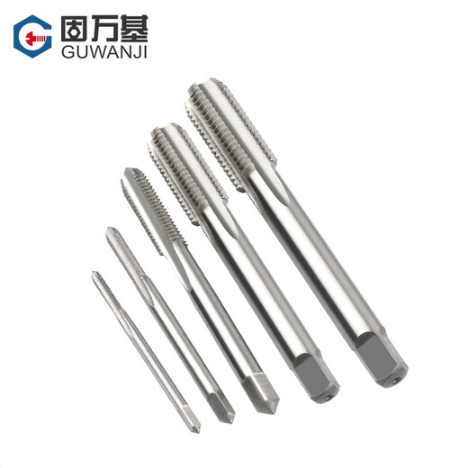 Guwanji high speed steel straight groove tapping machine tapping tap spiral thread fully ground tapping machine tapping tap wrench screw M16x1.5 straight fluting fine thread tap