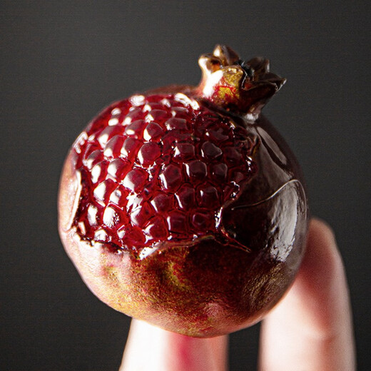 Xixi Taitai Pomegranate Tea Pet Decoration Boutique Can Raise High-End Creative Color-Changing Tea Ceremony Tea Play Tea Table Tea Table Decorative Tea Set Accessories Pomegranate Tea Pet Color-Changing