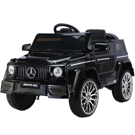 HIMEILI children's car electric car four-wheel toy car can be seated with remote control for men, women, children, babies, and baby swaying off-road vehicle gifts. Four-wheel drive black + shock absorber + leather seat + silent wheel