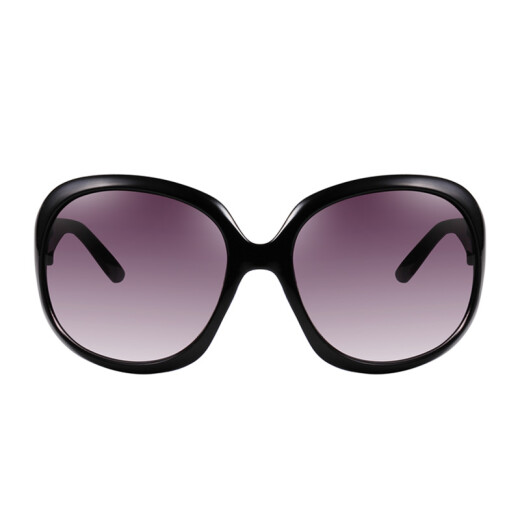PARJUST new trendy women's polarized glasses, elegant and versatile large-frame sunglasses, European and American fashion sunglasses, black sunglasses