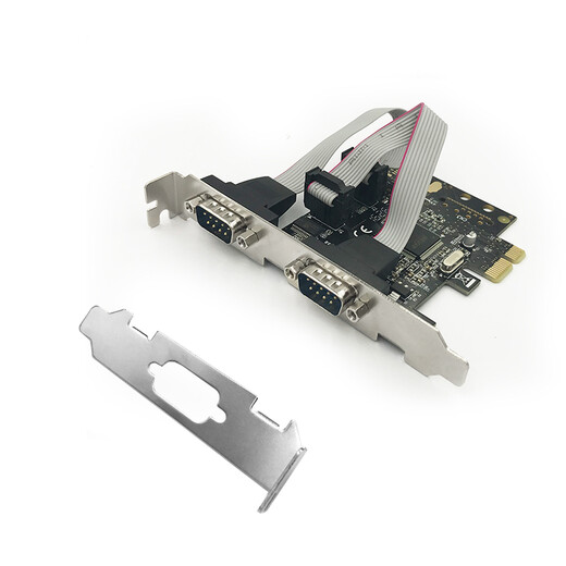 新群连 PCI-E2串口工控机电脑DB9针RS232COM pcie扩展卡9922芯片
