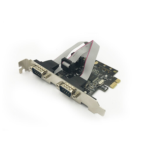 新群连 PCI-E2串口工控机电脑DB9针RS232COM pcie扩展卡9922芯片