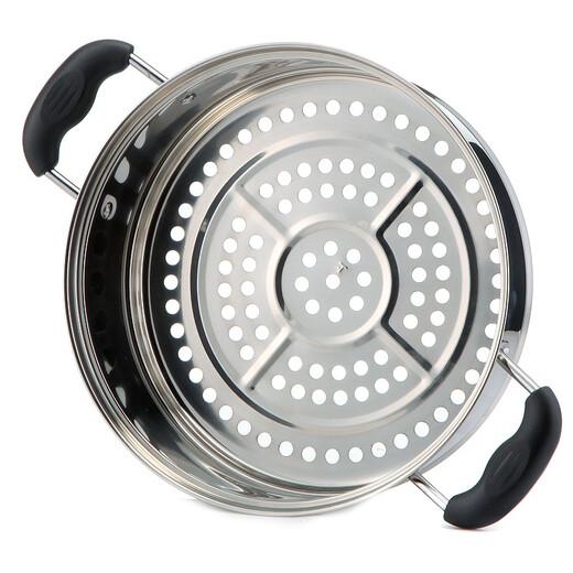 SUPOR 304 stainless steel steamer 26CM double-layer thickened bottom steamer SZ26B5 universal gas induction cooker