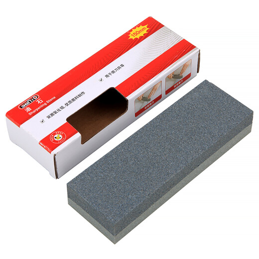 SANTO double-sided sharpening stone thick and fine sharpening oil stone strip household sharpening oil stone 150MM1622