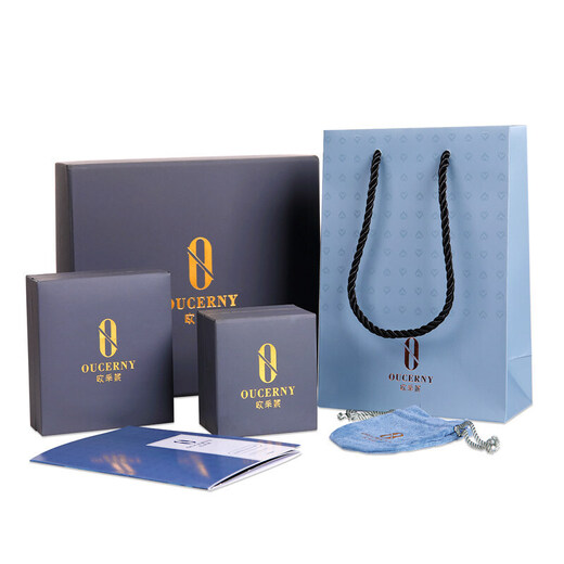 OUCERNY ammolite ring 18k rose gold set with diamond natural ammonite ring colorful women's ring women's model needs to be customized 5-7 days